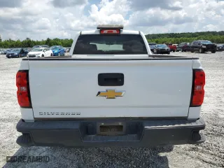 2018 Chevrolet Silverado 1500 Work Truck with VIN 1GCVKNEC8JZ254021, listed as a Copart auction lot 61599714 with 130,830 mi miles and Salvage Title. Bid and sale history available at carsss.com. Image 6.