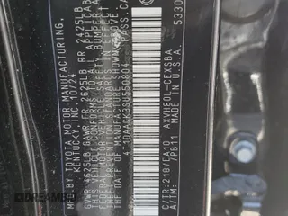2025 Toyota Camry LE with VIN 4T1DAACK3SU550804, listed as a Copart auction lot 44449785 with 6,846 mi miles and Salvage Title. Bid and sale history available at carsss.com. Image 14.