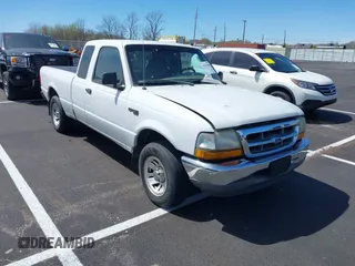 1999 Ford Ranger XL with VIN 1FTYR14X9XTA21833, listed as a IAAI auction lot 41843580 with 225,372 mi miles. Bid and sale history available at carsss.com. Image 1.