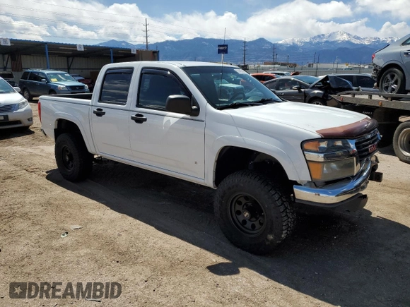 2007 GMC Canyon SLE2 with VIN 1GTDT13E078133696, listed as a Copart auction lot 51487005 with 126,741 mi miles and Salvage Title. Bid and sale history available at carsss.com. Image 4.