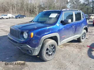 2018 Jeep Renegade Trailhawk with VIN ZACCJBCB8JPH88816, listed as a IAAI auction lot 41649502 with 94,282 mi miles. Bid and sale history available at carsss.com. Image 2.