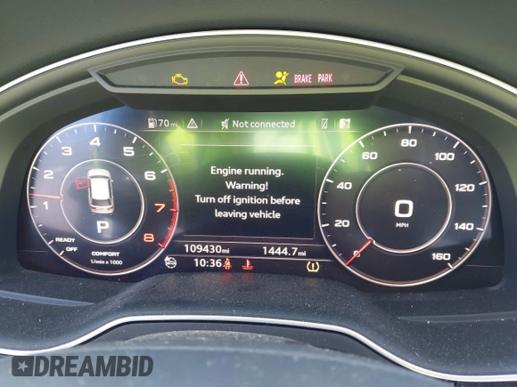 2017 Audi Q7 Premium Plus with VIN WA1LAAF79HD043044, listed as a IAAI auction lot 41692975 with 109,430 mi miles. Bid and sale history available at carsss.com. Image 7.
