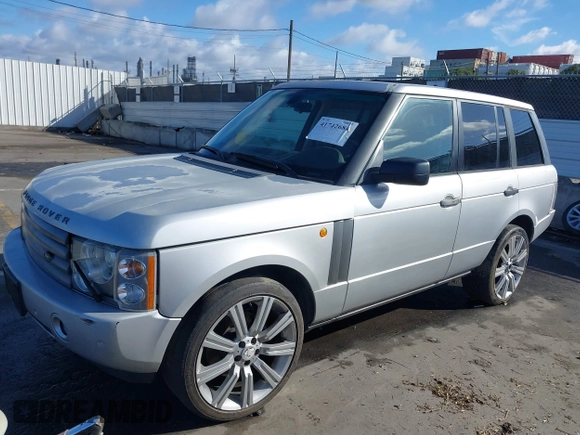 2005 Land Rover Range Rover with VIN SALMF11495A196165, listed as a IAAI auction lot 41742684 with 141,359 mi miles and . Bid and sale history available at DreamBid. Image 2.