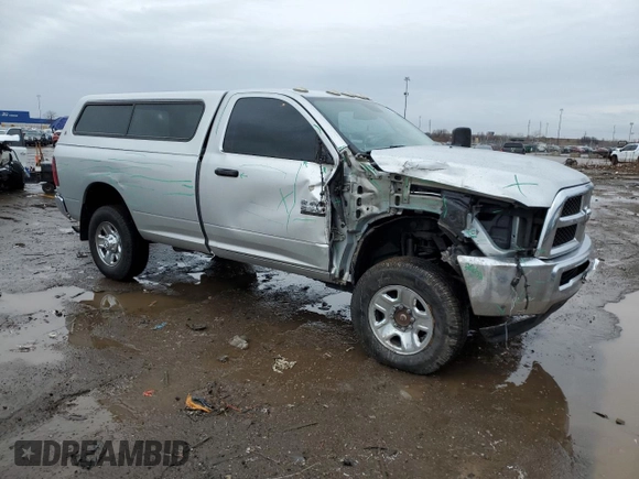 2017 Ram 2500 Tradesman with VIN 3C6MR5AJ7HG663950, listed as a Copart auction lot 47785975 with 74,493 mi miles and Salvage Title. Bid and sale history available at carsss.com. Image 4.