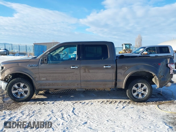 2015 Ford F-150 XLT with VIN 1FTEW1EP4FFC24409, listed as a IAAI auction lot 41306158 with 155,249 mi miles. Bid and sale history available at carsss.com. Image 15.