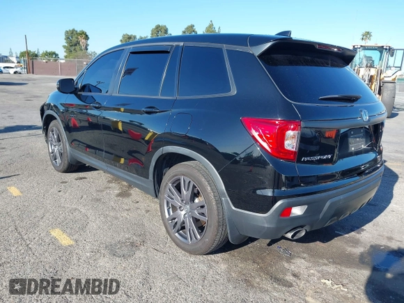 2021 Honda Passport EX-L with VIN 5FNYF7H56MB012736, listed as a IAAI auction lot 41820979 with 47,663 mi miles. Bid and sale history available at carsss.com. Image 3.
