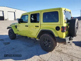2023 Jeep Wrangler Sport with VIN 1C4HJXDN2PW562603, listed as a Copart auction lot 81111784 with 24,293 mi miles and Salvage Title. Bid and sale history available at DreamBid. Image 2.