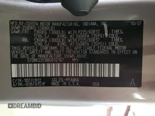 2008 Toyota Sienna XLE with VIN 5TDBK22C88S012167, listed as a Copart auction lot 48906155 with 154,570 mi miles and Clean Title. Bid and sale history available at carsss.com. Image 13.
