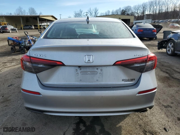 2024 Honda Civic Sedan Sport with VIN 2HGFE2F52RH557884, listed as a Copart auction lot 47420395 with 3,834 mi miles and Salvage Title. Bid and sale history available at carsss.com. Image 6.