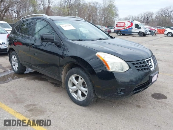 2008 Nissan Rogue SL with VIN JN8AS58V88W411610, listed as a IAAI auction lot 41859380 with 188,517 mi miles and . Bid and sale history available at DreamBid. Image 1.