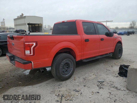 2017 Ford F-150 XL with VIN 1FTEW1EF8HKC90835, listed as a Copart auction lot 50335255 with 353,972 mi miles and Salvage Title. Bid and sale history available at carsss.com. Image 3.