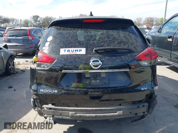 2017 Nissan Rogue SV with VIN KNMAT2MT9HP522348, listed as a IAAI auction lot 41797991 with 104,952 mi miles. Bid and sale history available at carsss.com. Image 17.