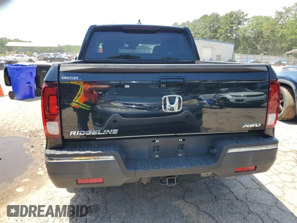 2020 Honda Ridgeline Sport with VIN 5FPYK3F13LB028273, listed as a Copart auction lot 57571685 with 69,617 mi miles and Salvage title. Bid and sale history available at DreamBid. Image 6.