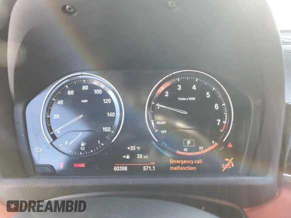2018 BMW X2 xDrive28i with VIN WBXYJ5C35JEF80424, listed as a Copart auction lot 45007945 with 60,398 mi miles and Salvage Title. Bid and sale history available at carsss.com. Image 9.