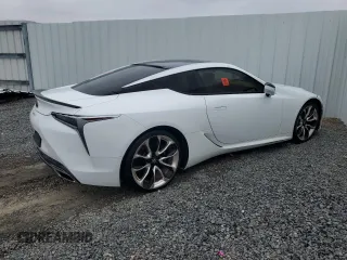 2018 Lexus LC with VIN JTHHP5AY4JA003946, listed as a Copart auction lot 85205524 with 1 mi miles and Salvage Title. Bid and sale history available at carsss.com. Image 3.