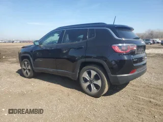 2017 Jeep Compass Latitude with VIN 3C4NJDBB3HT651453, listed as a Copart auction lot 48102715 with 69,410 mi miles and Salvage Title. Bid and sale history available at carsss.com. Image 2.