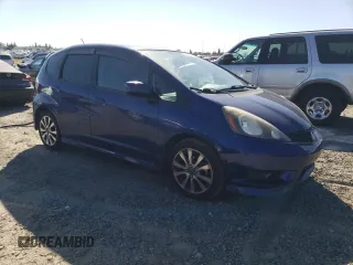 2013 Honda Fit Sport with VIN JHMGE8H57DC072654, listed as a Copart auction lot 48356135 with 82,557 mi miles and Salvage Title. Bid and sale history available at carsss.com. Image 4.