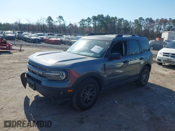 2023 Ford Bronco Sport Big Bend z VIN 3FMCR9B62PRE09504, wystawiony jako IAAI lot #41780893 z przebiegiem 23 140 mil mil oraz . Historia ofert i sprzedaży dostępna na DreamBid. Obrazek 2.