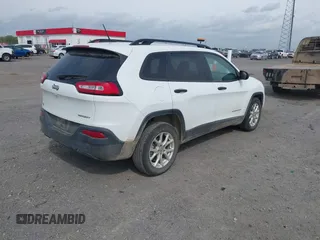 2017 Jeep Cherokee Sport z VIN 1C4PJLAB1HW640613, wystawiony jako IAAI lot #41930511 z przebiegiem 101 154 mil mil oraz . Historia ofert i sprzedaży dostępna na DreamBid. Obrazek 4.