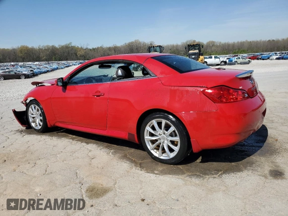2012 Infiniti G37 Convertible with VIN JN1CV6FE8CM202928, listed as a Copart auction lot 50683685 with 0 mi miles and Salvage Title. Bid and sale history available at carsss.com. Image 2.