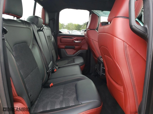 2019 Ram 1500 Rebel with VIN 1C6SRFET7KN841962, listed as a Copart auction lot 46707513 with 55,643 mi miles and Salvage Title. Bid and sale history available at carsss.com. Image 10.