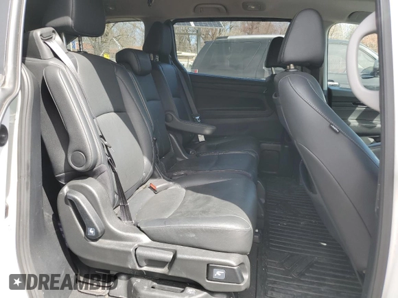 2021 Honda Odyssey Touring with VIN 5FNRL6H85MB008260, listed as a Copart auction lot 49244845 with 58,570 mi miles and Salvage Title. Bid and sale history available at carsss.com. Image 11.