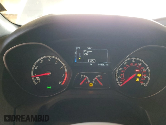 2014 Ford Focus ST with VIN 1FADP3L9XEL209508, listed as a Copart auction lot 47121505 with 83,283 mi miles and Salvage Title. Bid and sale history available at carsss.com. Image 9.