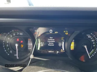 2024 Jeep Wrangler Sahara with VIN 1C4RJXP60RW163829, listed as a Copart auction lot 57182365 with 16,873 mi miles and Salvage title. Bid and sale history available at DreamBid. Image 9.