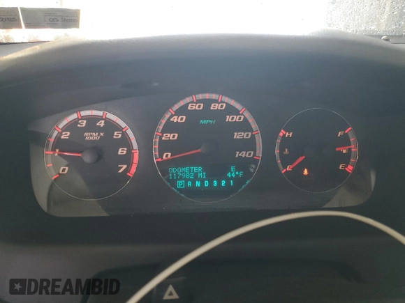 2006 Chevrolet Impala SS with VIN 2G1WD58C969285556, listed as a Copart auction lot 46403665 with 117,982 mi miles and Salvage Title. Bid and sale history available at DreamBid. Image 9.