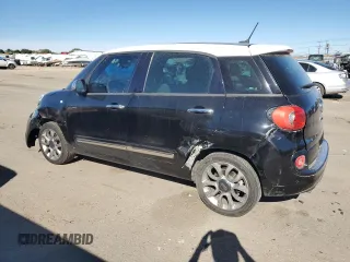 2014 FIAT 500L Lounge with VIN ZFBCFACHXEZ012262, listed as a Copart auction lot 76758574 with 135,218 mi miles and Salvage Title. Bid and sale history available at carsss.com. Image 2.