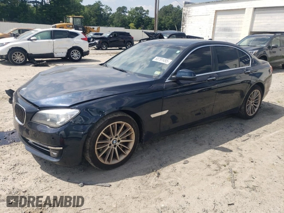 2013 BMW 7 Series 750i xDrive with VIN WBAYB6C54DD224102, listed as a Copart auction lot 60791495 with 126,218 mi miles and Clean title. Bid and sale history available at DreamBid. Image 1.