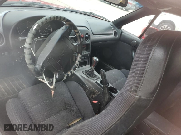1994 Mazda MX-5 Miata with VIN JM1NA3530R0500986, listed as a Copart auction lot 59203705 with 241,135 mi miles and Salvage title. Bid and sale history available at DreamBid. Image 8.