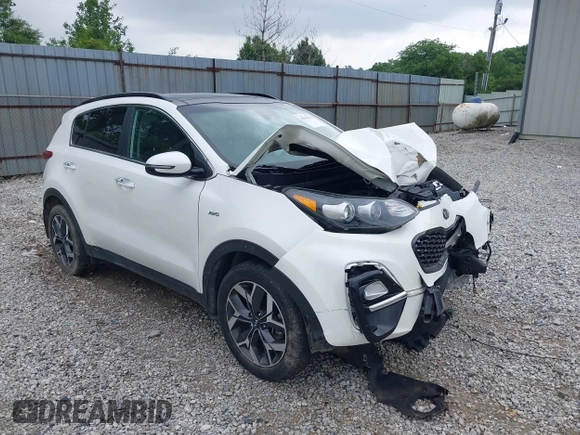 2022 Kia Sportage EX with VIN KNDPNCAC7N7981212, listed as a IAAI auction lot 42530071 with 86,176 mi miles and . Bid and sale history available at DreamBid. Image 1.