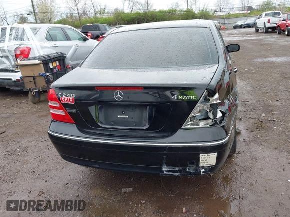 2004 Mercedes-Benz C 240 with VIN WDBRF81J74F451536, listed as a IAAI auction lot 41954471 with 104,629 mi miles and . Bid and sale history available at DreamBid. Image 16.
