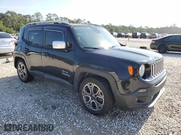 2015 Jeep Renegade Limited with VIN ZACCJADT3FPC19932, listed as a Copart auction lot 53248715 with 202,058 mi miles and Salvage Title. Bid and sale history available at DreamBid. Image 4.