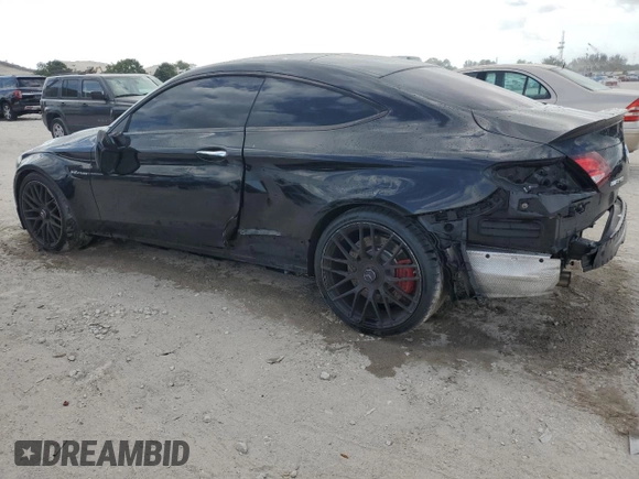 2020 Mercedes-Benz C 63 S AMG with VIN WDDWJ8HB1LF979739, listed as a Copart auction lot 47376075 with 73,271 mi miles and Salvage title. Bid and sale history available at DreamBid. Image 2.