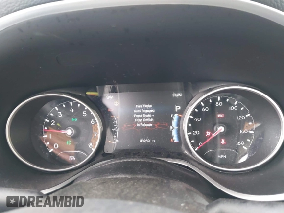 2020 Jeep Compass Limited z VIN 3C4NJDCB5LT238795, wystawiony jako IAAI lot #42236910 z przebiegiem 43 259 mil mil oraz . Historia ofert i sprzedaży dostępna na DreamBid. Obrazek 7.