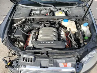 2005 Audi A4 3.2L with VIN WAUDG78E35A545002, listed as a Copart auction lot 87471044 with 148,280 mi miles and Salvage Title. Bid and sale history available at carsss.com. Image 11.