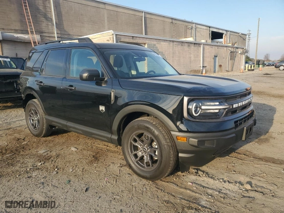 2023 Ford Bronco Sport Big Bend with VIN 3FMCR9B69PRE01240, listed as a Copart auction lot 49718075 with 14,817 mi miles and Salvage Title. Bid and sale history available at carsss.com. Image 4.