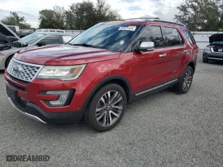 2016 Ford Explorer Platinum with VIN 1FM5K8HT5GGD22093, listed as a Copart auction lot 85421524 with 0 mi miles and Salvage Title. Bid and sale history available at carsss.com. Image 1.