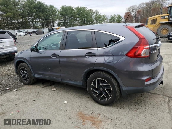 2016 Honda CR-V SE with VIN 2HKRM4H45GH660283, listed as a Copart auction lot 53338265 with 71,106 mi miles and Salvage Title. Bid and sale history available at carsss.com. Image 2.