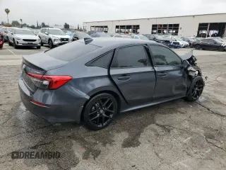 2022 Honda Civic Sport with VIN 2HGFE2F55NH572471, listed as a Copart auction lot 53931365 with 59,343 mi miles and Clean Title. Bid and sale history available at carsss.com. Image 3.