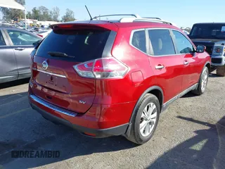 2015 Nissan Rogue S with VIN 5N1AT2MT1FC770397, listed as a IAAI auction lot 41599455 with 84,637 mi miles. Bid and sale history available at carsss.com. Image 4.