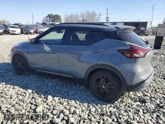 2021 Nissan Kicks SR with VIN 3N1CP5DV5ML531458, listed as a Copart auction lot 48510285 with 60,734 mi miles and Salvage Title. Bid and sale history available at carsss.com. Image 2.