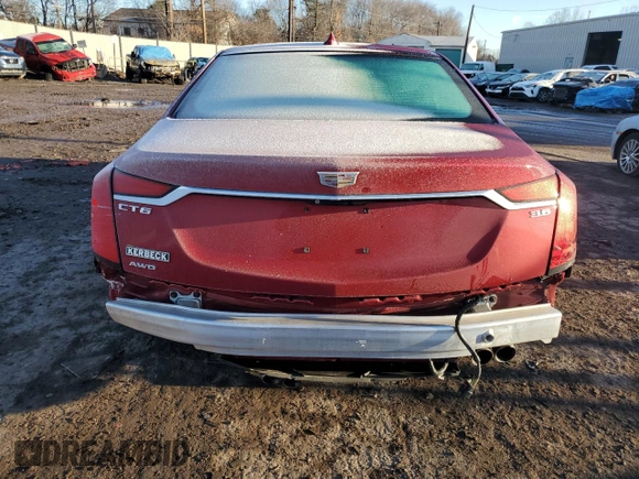 2019 Cadillac CT6 Luxury AWD with VIN 1G6KB5RS7KU141246, listed as a Copart auction lot 86879564 with Not provided miles and Salvage title. Bid and sale history available at DreamBid. Image 6.
