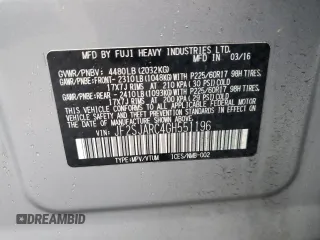 2016 Subaru Forester Limited with VIN JF2SJARC4GH551196, listed as a Copart auction lot 51417245 with 79,480 mi miles and Salvage Title. Bid and sale history available at DreamBid. Image 13.