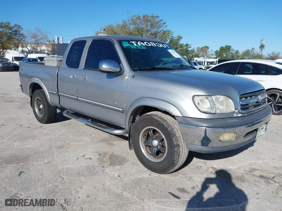 2002 Toyota Tundra SR5 with VIN 5TBRT34172S278633, listed as a IAAI auction lot 41736534 with 159,053 mi miles. Bid and sale history available at carsss.com. Image 1.