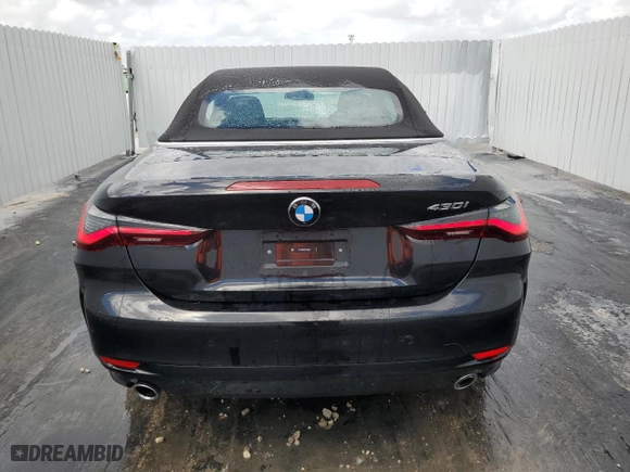 2025 BMW 4 Series 430i with VIN WBA33DB02SCT88386, listed as a Copart auction lot 51690135 with 7,071 mi miles and Clean Title. Bid and sale history available at carsss.com. Image 6.