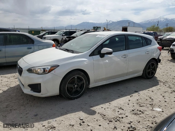 2017 Subaru Impreza Sport with VIN 4S3GTAK67H3728325, listed as a Copart auction lot 52625245 with 139,633 mi miles and Salvage Title. Bid and sale history available at carsss.com. Image 1.
