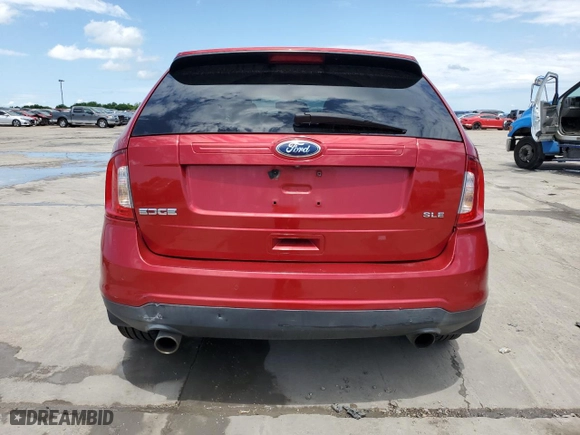 2012 Ford Edge SEL with VIN 2FMDK3JCXCBA72036, listed as a Copart auction lot 54167315 with 176,891 mi miles and Salvage Title. Bid and sale history available at carsss.com. Image 6.
